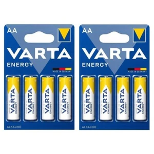 8 x VARTA AA Alkaline Batteries 1.5V ENERGY - LR06 MN1500 4103 MADE IN GERMANY - Picture 1 of 1