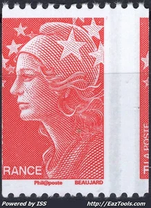 FRANCE MARIANNE DE BEAUJARD N° 4240 NEUF ** SANS CHARNIERE VARIÉTÉ DE PIQUAGE - Picture 1 of 2