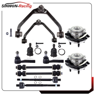 For 2003-2004 Ford Ranger Front Upper Control Arm Ball Joints Wheel Hub Bearings - Image 1 of 4