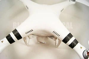 DJI Phantom Carbon Fiber Sticker Strips Graphic Wrap Decal Skin Vision 1 2 3 p3 - Picture 1 of 2