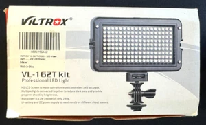 Viltrox VL-162T Kit Professional LED Light with 4 Color Filter Battery & Charger - Picture 1 of 6