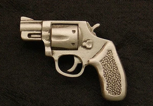 Empire Pewter Nariz Revólver Pistola de Peltre - Imagen 1 de 1