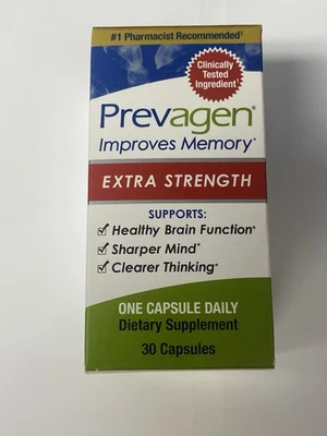 Prevagen Extra Strength 20 mg 30 Capsules Total New Factory Sealed - Image 1 of 4