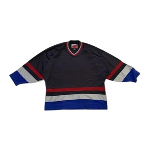 PRO PLAYER NHL Hockey Jersey V-Neck Striped Western Conference Mens XXL - Picture 1 of 7