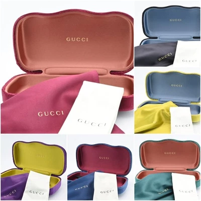 GUCCI Brillenetui Samt Luxus Elegant XXLarge Satinbeutel Full Set Farbauswahl - Bild 1 von 4