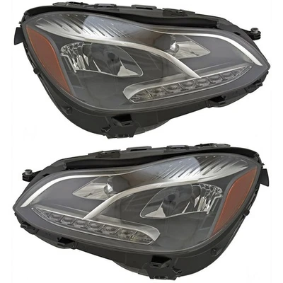 SET-H57011066661-A Hella Headlights Lamps Set of 2  Driver & Passenger Side Pair Foto 1 de 4
