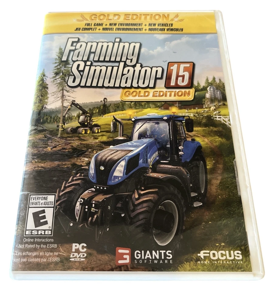 Farming Simulator 15  Gold Edition PC,DVD-ROM  2015 With Manual - Image 1 of 4