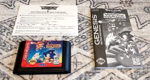 Wacky Worlds 1993 Sega Genesis EX++ Cart Manual Insert No Case Cleaned & Tested - Bild 1 von 2