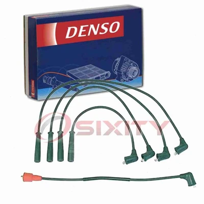 Conjunto de fios de vela de ignição Denso para 1987-1993 Mazda B2200 2.2L L4 velas de ignição xm - Imagem 1 de 4