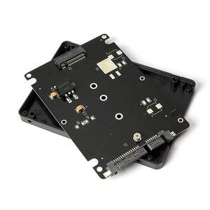 Plastic Material Black Ngff To Sata Ssd Enclosure Lightweight Sleek - Afbeelding 1 van 8