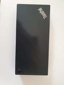 Lenovo ThinkPad USB-C Dock Gen 2 LDC-G2 Black/Red with PSU 135w + 2m USBC Cable - Picture 1 of 8