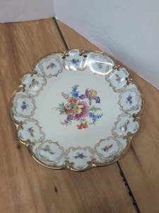 Vintage Tirschenreuth Bavaria Germany Porcelain 12.5" Serving Cake Platter - Picture 1 of 4