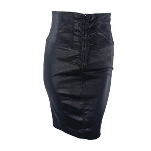 Falda midi elástica a lápiz negra Guess by Marciano para mujer 6 S Corpcore 3506 - Imagen 1 de 7