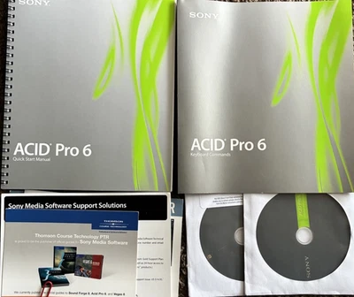 Sony ACID Music Studio 6.0 Software with Quick Start Manual & Installation Disc - Image 1 of 4