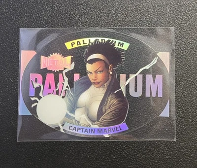 2023 Skybox Metal Universe Captain Marvel Palladium Die-Cut #P-21 - Image 1 of 4