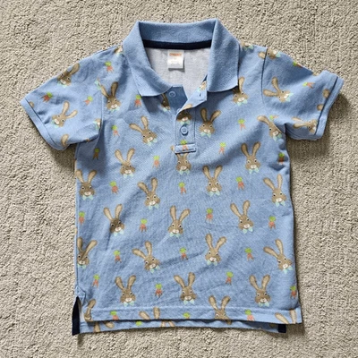 Gymboree Boy's Easter Bunny Printed Polo Size 5 - Image 1 of 2