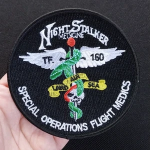 Special Operations Flight Medic Night Stalker Medicine 160th SOAR Military Patch - Picture 1 of 5