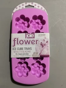 JOIE Flower ICE CUBE TRAY WITH COVER FOR 8 CUBES - Picture 1 of 1