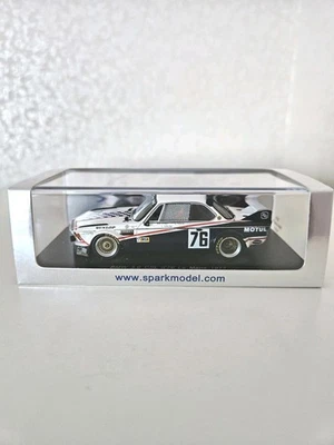 Spark 1.43 Rare S1572 BMW 3.0 CSL Lemans 1977 #76 "DEPNIC" - J. Coulon + - Image 1 of 4