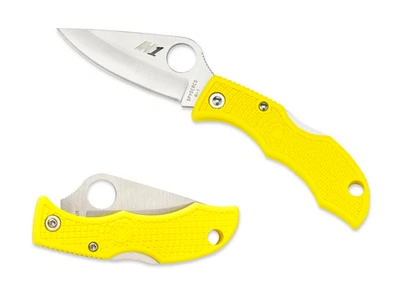 Spyderco Knives Ladybug 3 Salt Lockback Marine Yellow FRN H2 Stainless LYLP3 - Image 1 of 4