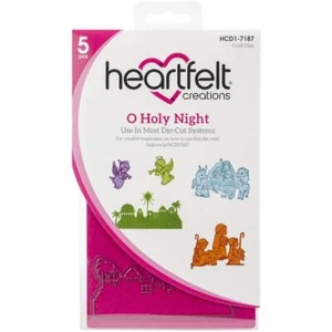 Heartfelt Creations Cut & Emboss Dies O Holy Night 1.25 To 4" Nativity Family - Picture 1 of 3