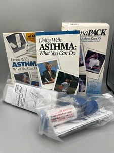 Respironics Asthma Pack Personal Asthma Care Kit English/Spanish Booklet & Video - Picture 1 of 5