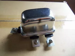 SPORSTER 1965-1973 RELÉ DE INICIO ESTILO DELCO GRANDE DOBLE 67-68 CROMO - Imagen 1 de 3