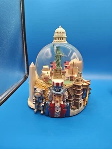 Christopher Radko Let Freedom Ring Glitterglobe 2000 große Schneekugel Vintage selten  - Bild 1 von 13