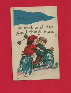 Bergman 1913 Motorcycle Postcard Not Harley Not Indian 6508 - Picture 1 of 2