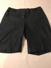 Ann Taylor Loft Women's Shorts Blue Stretch Casual Size 2