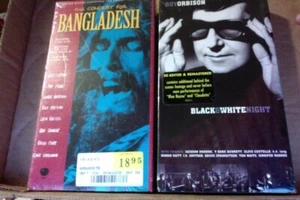 SEALED VHS The Concert for Bangladesh & Roy Orbison Black & White Springsteen + - Picture 1 of 6
