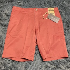 Tailor Vintage NWT Mens Hybrid Shorts Summer Canyon Red Greenwich Slim 9" Sz 40 - Picture 1 of 5
