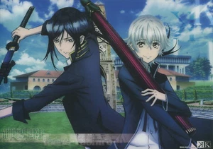 plastic poster K Project anime Isana Yashiro Shiro Yatogami Kuroh Kurou Kuro - Picture 1 of 2
