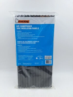 Paneles laterales de espuma para aire acondicionado de ventana Thermwell, 9 x 18 x 7/8 pulgadas, paquete de 2 Foto 1 de 2