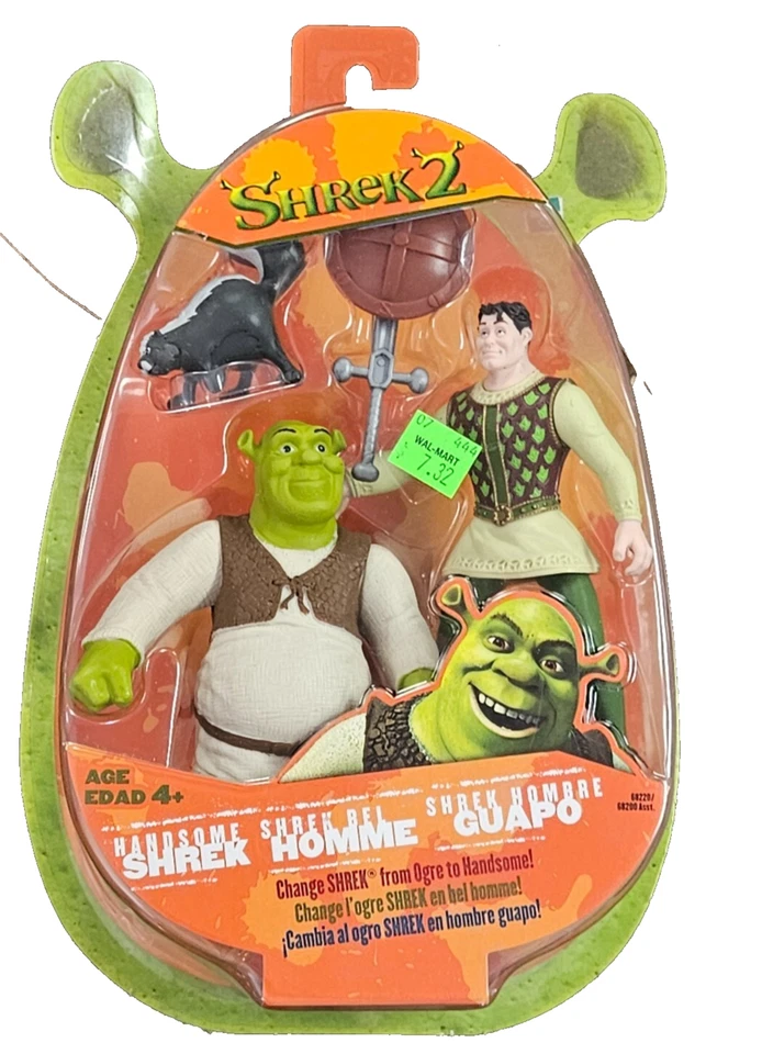 Shrek 2 Movie Handsome Shrek Vtg 2004 Action Figure NEW Hasbro DreamWorks - Image 1 of 1