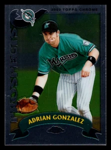 2002 Topps Traded & Rookies Chrome Adrian Gonzalez #T152 Florida Marlins - Picture 1 of 2