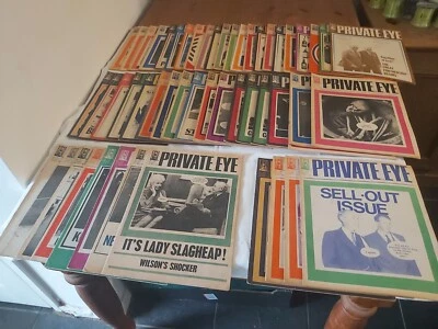Job Lot of 51 Private Eye Magazines 1971 - 1974 - Image 1 of 4