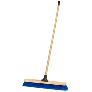 Harper Push Broom 24 in. Handle Indoor Outdoor All-Purpose Durable Cleaning Tool - Picture 1 of 9
