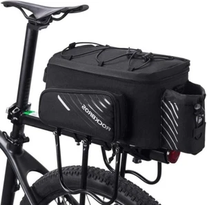 Bike Bicycle ROCKBROS Trunk Bag with Pannier and Rain Cover - Picture 1 of 10