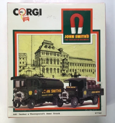 CORGI #97742 JOHN SMITH'S THE TADCASTER BREWERY - JUEGO DE DOS DIECAST ESCALA 1:50 Foto 1 de 2