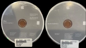 Apple 2006 iMac OS X 10.4.7 2 Disk Install Restore Software Bundle - Picture 1 of 3