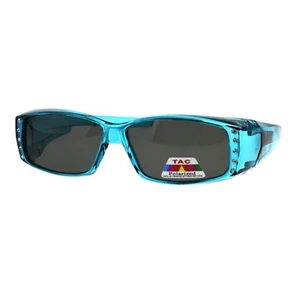 Gafas de sol para mujer estrás rectangulares polarizadas ajuste sobre gafas OTG - Imagen 1 de 31