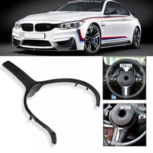 Carena volante vera fibra di carbonio M-Sport per BMW F20 F22 F30 F32 F10 X5 - Foto 1 di 11