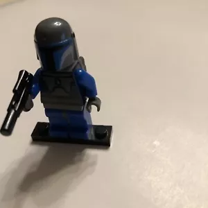 LEGO Star Wars Jetpack Mandalorian Trooper Minifigure sw0296 Complete W/ Blaster - Picture 1 of 7