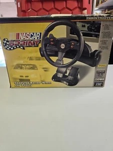 Thrustmaster Nascar Sprint Racing Steering Wheel & Pedals PC Computer In Box - Picture 1 of 19