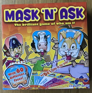 Mask 'n Ask Fun Family Character Guessing Board Game - Picture 1 of 2