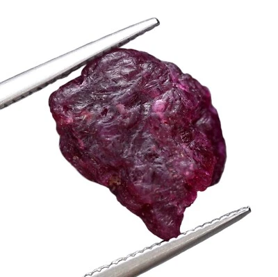 Stunning Certified 4.86ct Natural Untreated Red Ruby Unheated Tanzania Rough - Image 1 of 4