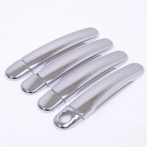 Chrome Side Door Handle Protector Cover Trim Sticker For Skoda Octavia 2005-2010 - Imagen 1 de 5