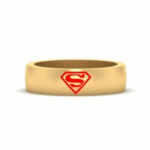 Superhero Engagement Wedding Band for Men Women S Jewelry Gift Sterling Silver