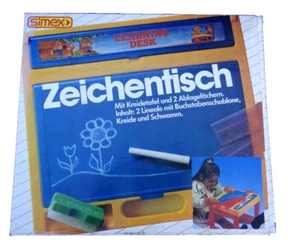Zeichentisch Zeichnen Maltafel Altes Vintage Spielzeug Tisch 70er Simex NEU OVP - Bild 1 von 4